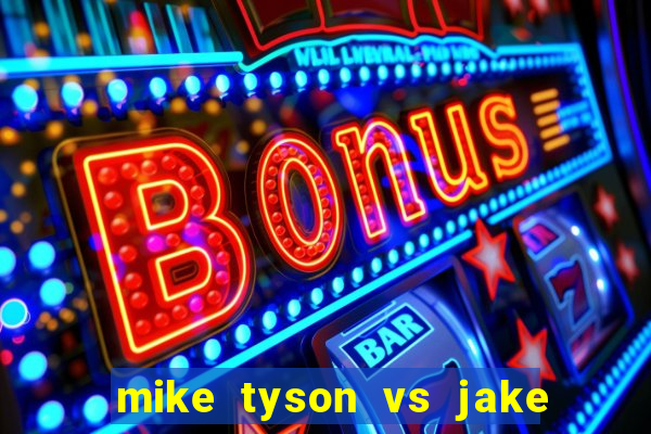 mike tyson vs jake paul assistir online